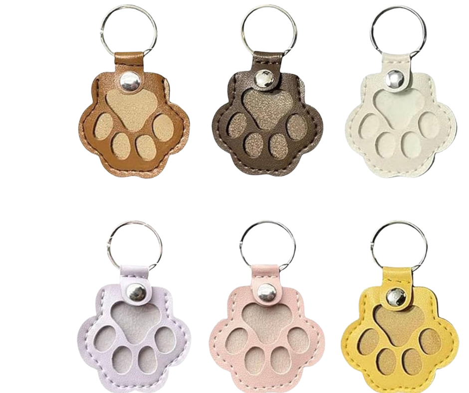 Llavero de almacenamiento de pelo (huella)