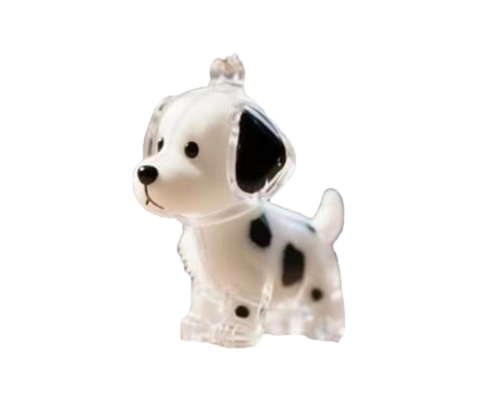 Llavero de almacenamiento de pelo (forma de perro)