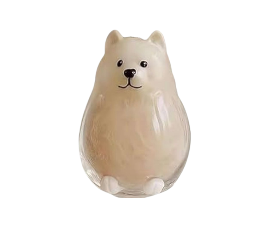 Llavero de almacenamiento de pelo (forma de perro)